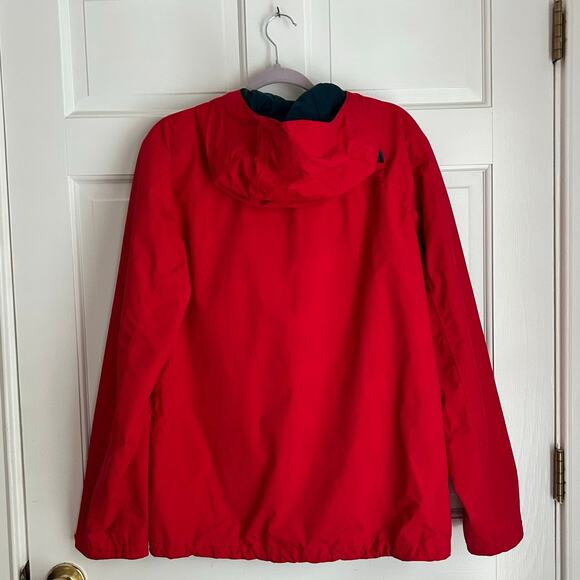 The Northface Red 'Dryvent' Rain Jacket with Hood & 4 Zip Pockets Size Medium - Picture 4 of 8